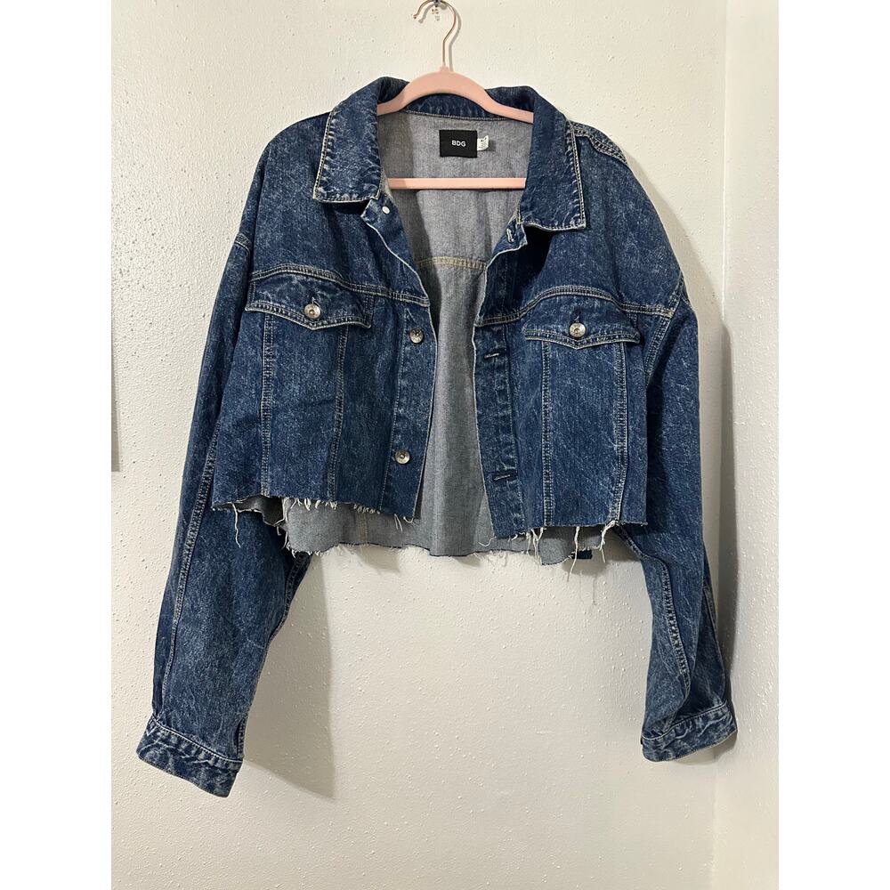BDG cropped oversized denim jacket size XL